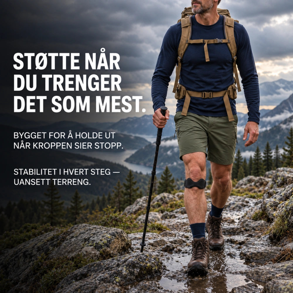Målrettet støtte akkurat der kneet trenger det.
